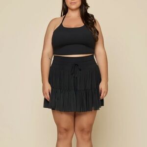 Pop flex Pirouette Skort - Black 1X